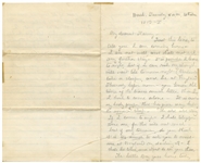 Intriguing Clara Barton Autograph Letter Signed -- ''...I am not well...it is not my body proper that has given way but the nerves & sleep...''